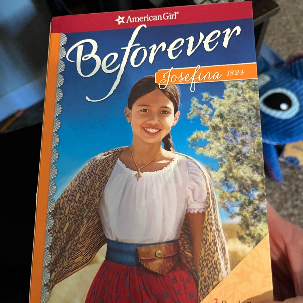 American Girl Beforever Josefina Book - Blue, Red, White, Orange